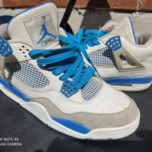 Air Jordan 4 Size 11.5 white blue